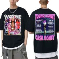 ✹┅☁ Rapper Lil Wayne Young Money Gash Momny Graphic Tshirt Man Vintage T Shirt Crewneck Mens Hip Hop Streetwear Men Fashion T-shirt
