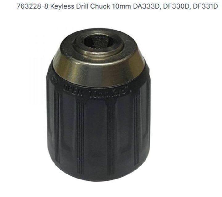 makita-service-part-keyless-drill-chuck-10-mm-อะไหล่หัวจับดอก-3-หุน-ใช้กับรุ่น-df330d-df331d-da333d-part-no-763228-8-ยี่ห้อ-มากีต้า-ใช้ประกอบงานซ่อมอะไหล่แท้