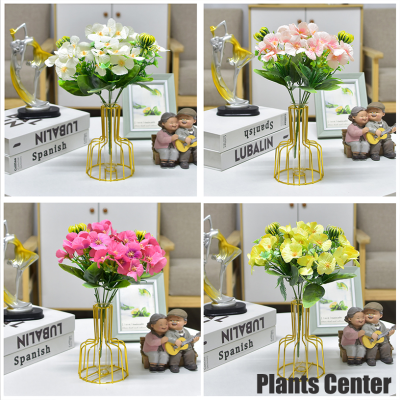 Plants Center พร้อมส่ง P017 สินค้าพร้อมส่ง ดอกไม้ปลอม ดอกไฮเดรนเยีย 5สี เป็นพร็อพถ่ายรูป ตกแต่งบ้าน ร้านค้า คาเฟ่ ออฟฟิศ
