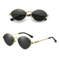 GCV Brand Cat Eye Olive-Shaped Titanium Alloy Men Wome Sunglasses Polarized UV400 Night Vision Goggles Vintage Retro Punk UNISEX