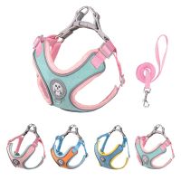 Adjustable Dog Harness Vest No Pull Cute Puppy Harness Leash Set Chihuahua Pet Supplies For Small Medium Dogs Walking Running