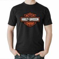 Harley Davidson T-Shirt Cyclist Black Short-Sleeved Classic Logo Motorcycle Street Wear T-Shirt All-Match Top Pure Cotton Short-Sleeved Men Women Same Style Tee Cotton Men Short T Coup