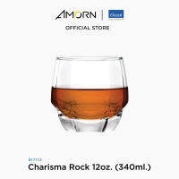 AMORN - (Ocean) B17112  Charisma Rock  - แก้วชาริชมา แก้วดริ๊งเเวร์ ทัมเบอร์  แก้วโอเชี่ยนกลาส  12 oz. ( 340 ml.)