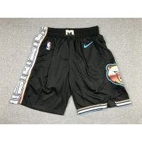 Mens 2023NBA Shorts Memphis Grizzlies 2023 Black Basketball Shorts