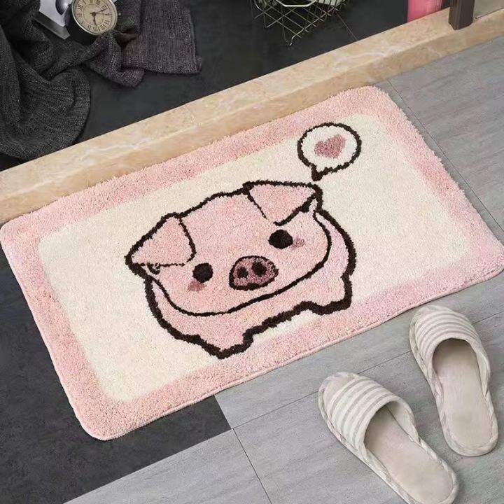 bathroom-absorbent-carpet-anime-carpet-pure-color-bathroom-door-mat-heart-shaped-rug-area-carpet-household-floor-mat-fluffy-rug