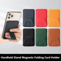 Magnetic Wallet with Stand Phone Card Holder Leather Cover Case for Iphone 13 12 Pro Max Magsafe Desktop Back with Kickstand