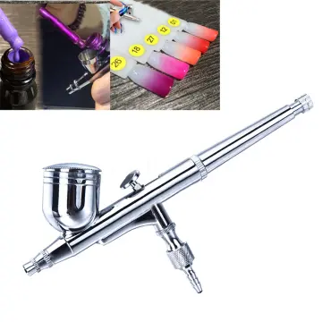 KKmoon Professional Dual Action Gravity Feed Airbrush Kit with 1.8m Hose  0.2mm/0.3mm/0.5mm Needle 9cc Cup Air Brush for Art Painting Body Paint  Manicure Spray Gun Temporary Tattoo Makeup Photo 