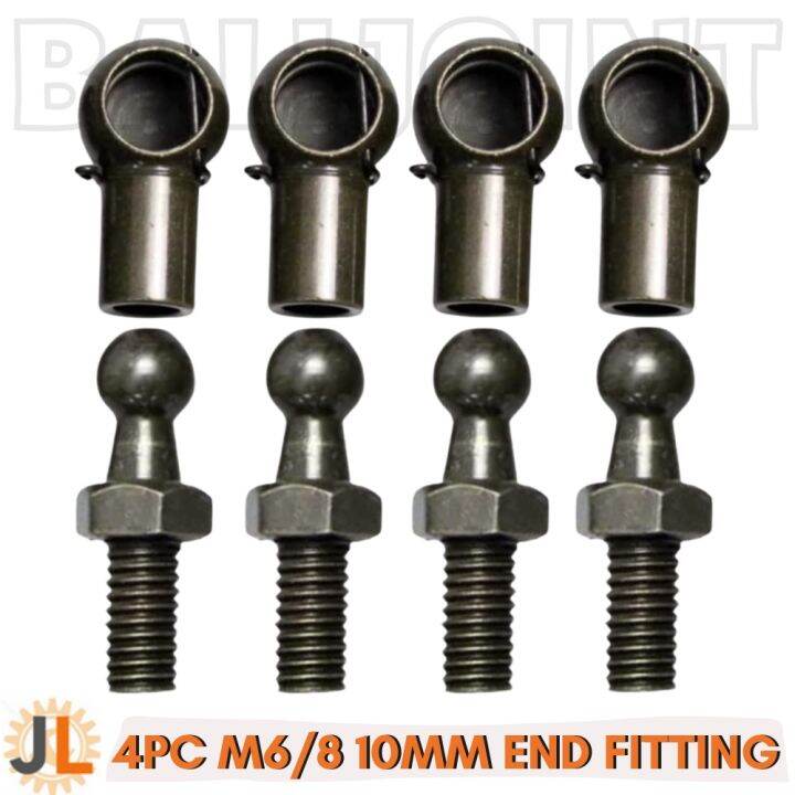 【CW】 M6/M8 Female Thread 10mm Gas Strut Lift Support Stud Socket Joint