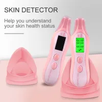 LCD Digital Skin Moisture Tester Detector Analyzer Monitor Facial Oil Water Tester Skin Tester Girl Health Face Care Spa Monitor