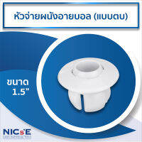 NICs หัวจ่ายผนังอายบอล แบบตบ 1.5 นิ้ว INLET EYE BALL 1.5 inch ใช้จ่ายน้ำเข้าทางผนังสระ แบบปรับหัวได้ อุปกรณ์สำหรับสระว่ายน้ำ