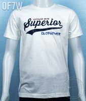 เสื้อยืดคอกลมวินเทจ สกรีน SUPERIOR JP Vintage ( รหัสสินค้า OF 7 )