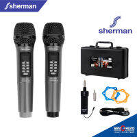 Sherman ไมโครโฟนคาราโอเกะ ไร้สาย (ดิจิตอล) UHF รุ่น MIC-150 PLUS