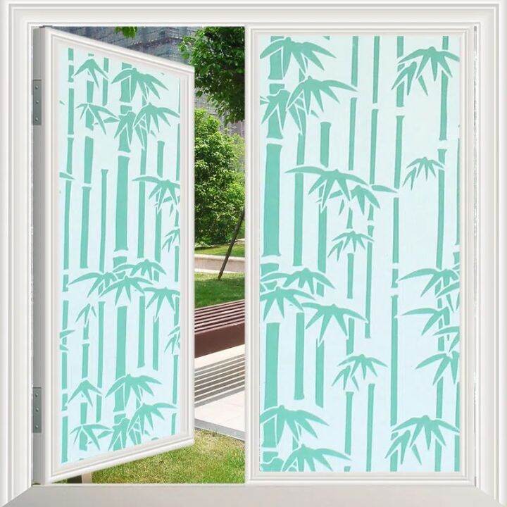home Glass Sticker Home Decor Wallpaper Frosted Privacy Window Film