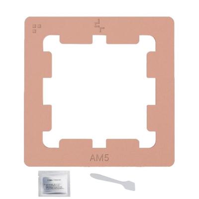 AM5 CPU Guard Metal Thermal Pad Cooling Paste CPU Protector CPU Accessories CPU Guard for Laptops Tablets Computers PCs Hosts Processors adaptable