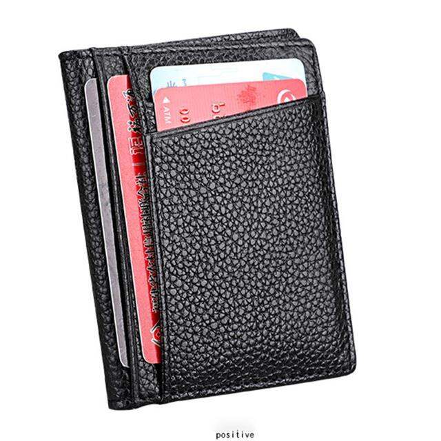 layor-wallet-zovyvol-2021ผู้ชายกระเป๋าสตางค์บางมินิผู้ถือบัตรเครดิตกระเป๋าสตางค์บางนุ่มกระเป๋าสตางค์100กระเป๋าหนังแท้ผู้ถือบัตรแสงสีดำ