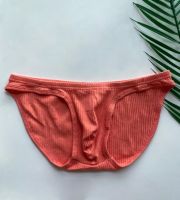 【cw】 2022Brand MenStriped Briefs MenTriangleU Low Waist Cotton BreathableMale Underpants