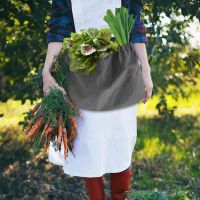 ✕⊙ Grown Fruit Picking Bag High Bearing Capacity Vegetable Picking Apron Oxford Cloth Harvest Apron Collection Bag For Farm