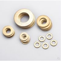 DIN125 ISO7089 M2 M2.5 M3 M4 M5 M6 M8 M10 M12 M14 M16 Brass Flat Washer Sheet Metal Collar