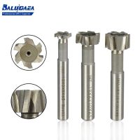 T Slot Milling Cutter 8-32mm HSS End Mill สําหรับโลหะ HSS Woodruff Key Seat Router Bit เครื่อง CNC Milling เครื่องมือ Router Bit