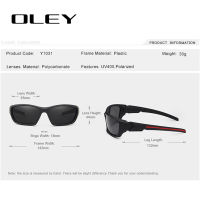 OLEY Fashion Guys Sun Glasses Polarized Sunglasses Men Classic Design Vintage Mirror Driving Male Goggles With Brand Box