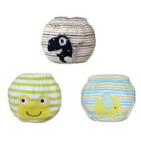 【CC】 3 Pcs New Cotton Reusable Toilet Potty Training Pants Breathable Baby Washable Diaper Nappies