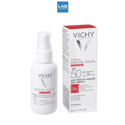VICHY Capital Soleil UV Age Daily SPF50/PA++++ 50 ml. วิชี่ แคปปิตอล โซเลย ยูวีเอจ เดลี่ เอสพีเอฟ 50/พีเอ++++ 1 ขวด 50 มล.