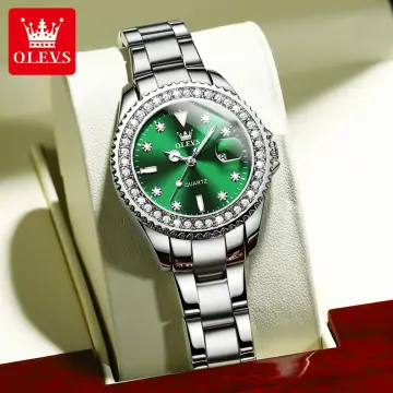 Genuine diamond hot sale watch price