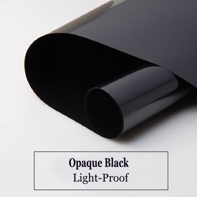 Black Sunscreen Glass Film Self-Adhesive Vinyl Light-Blocking Decals UV-Prevention Privacy Protection Drop-Shipping Window Cover
