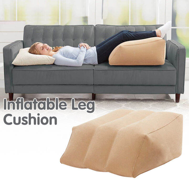 Bed Wedge Leg Rest Pillow Inflatable Leg Elevation Support Portable