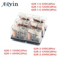 รีเลย์2ชิ้น/ล็อต G2r-1-12vdc 10a 5a G2r-1-E-5vdc 16a 5V 12V 24V 110V 230V ใหม่เอี่ยมและรีเลย์พลังงาน