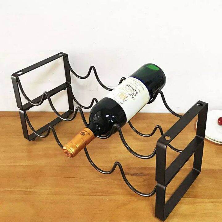 ที่วางขวดไวน์ เคาน์เตอร์บาร์ ชั้นเก็บไวน์ Red wine storage rack สินค้า