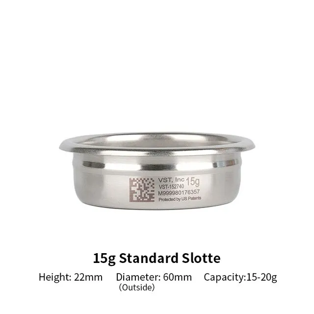 VST 58Mm 15/18/20/22G Espresso Coffee Filter Baskets KEES Synesso