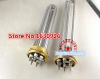 ✤๑✁ AC 380V 12KW 6P Terminals Water Boiler Heating Element 3U Tube Heater Electricity Generation