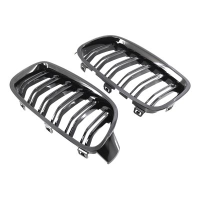2Pcs Front Grill Bumper Hood Kidney Grille for 3 Series F30 2013-2019 51130054493 51130054494