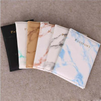 Fashion Women Men Passport Cover Pu Leather Marble Style Passport Holder Travel Accessories Covers for Passport Holder Case etui