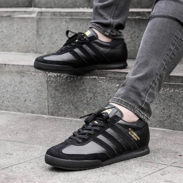 Sepatu Adidas Beckenbauer Original sneakers casual pria black black | Lazada Indonesia