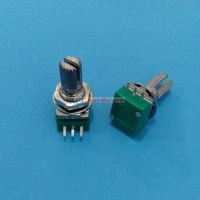 โพเทนชิโอมิเตอร์ 3 ขา Potentiometer วอลลุ่ม VR ปรับค่า ตัวต้านทาน 3 ขา B5K ถึง B500K #3 ขา เขียว (1 ตัว)