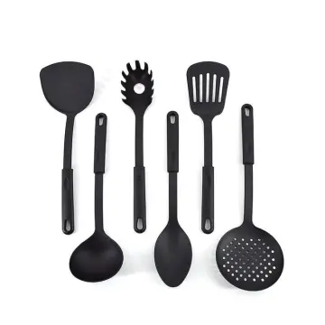 DI ORO Silicone Turner Spatula Set - Kitchen Spatulas for Nonstick Cookware  6pcs