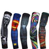 【NATA】 Spiderman Hulk Unisex Adult Hand Socks Anti-Sun/Dust Ice Silk Sports Motorcycle Cycling Arm Sleeves