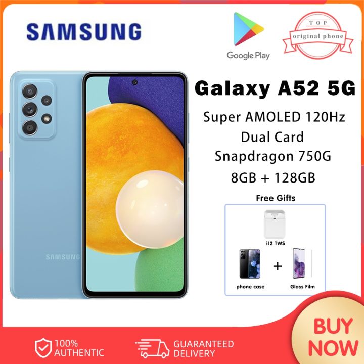 Samsung Galaxy A52 A526 5G 6.5" 256GB 8GB RAM 64MP Snapdragon750G  Phone By FedEx