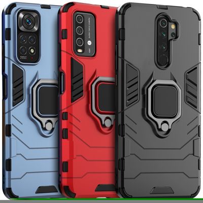 「Enjoy electronic」 Shockproof Magnetic Ring Case for Xiaomi Redmi Note 11 pro plus 11s 10 4G 10s 9 9s 8 8t 7 6 5 4 4x redmi 10C 9A 9C 9T 7A cover