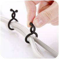 20/30 Pcs  Durable Wire Clip Fastener Holder Thread Earphone Cord Wrap Line Winder Twist Tie Cable Organizer Wire Clip Cable Management