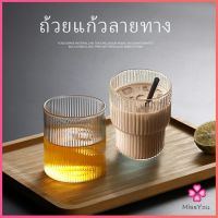 Missyouแก้วไวน์สร้างสรรค์ ถ้วยกาแฟ สปอตสินค้า ถ้วยใสในครัวเรือน มีสินค้าพร้อมส่ง glass cup