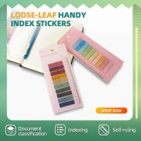 200 Sheets Color Sticky Notes Memo Pad Notes Index Transparent Post Stickers Bookmarks Notepad School Office Stationery Supplies