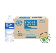 THÙNG 15 CHAI TIẾT KIỆM NƯỚC ĐIỆN GIẢI POCARI SWEAT NHẬT BẢN 900ML