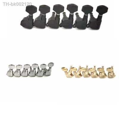 ☃♧ 6pcs Guitar Tuners Tuning Pegs Machine Heads for TL ST Electric Guitar with Logo Chrome-Gold-Black