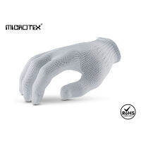 ถุงมือถักไม่ทิ้งขน MICROTEX® | งานอิเล็คทรอนิคส์ | งานประกอบชิ้นส่วนรถยนต์ | 12 คู่