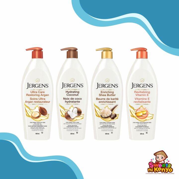 [CANADA] Jergens Body Lotion 620ml Shea Butter Hydrating Coconut Ultra