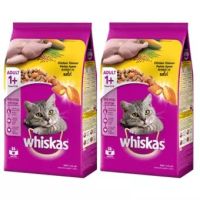 Whiskas Cat Food Chicken Flavor 3Kg (2 units) อาหารแมว วิสกัส สำหรับแมวอายุ 1ปีขึ้นไป รสไก่ 3กก. (2 ถุง)