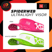 COMPRESSPORT Spiderweb Ultralight Visor หมวกเปิดศรีษะ หมวกวิ่งแบบครึ่งใบน้ำหนักเบา ผ้าตาข่ายยืด ระบายอากาศดี เนื้อผ้าไม่อมเหงื่อ (Free Size)